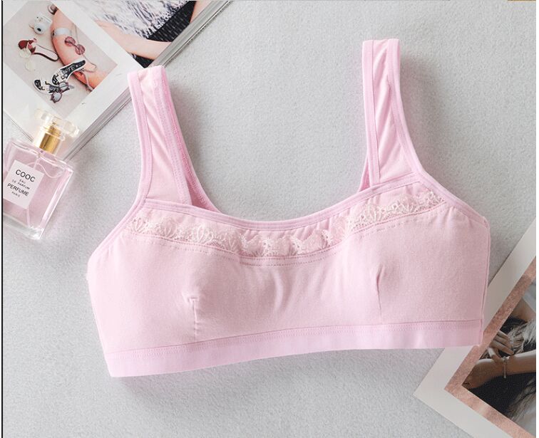 Comfortable Training Bra for Teen Girls Kids Youth Underwear Suit Children Girls Wireless Printed Cotton Bra Training Bra
