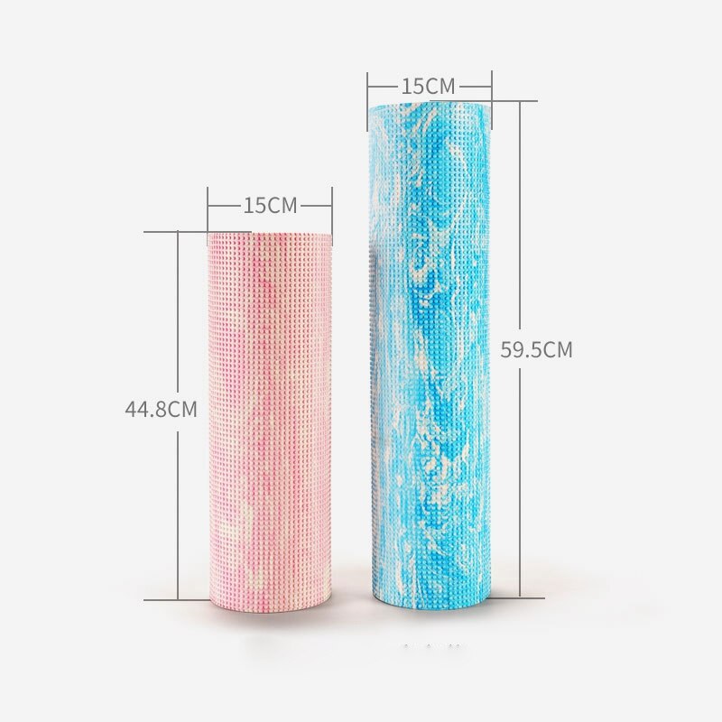 Yoga Block & Pilates Foam Roller - EVA Foam - Muscle Tissue Massage - Fitness Gym Workout Cushion