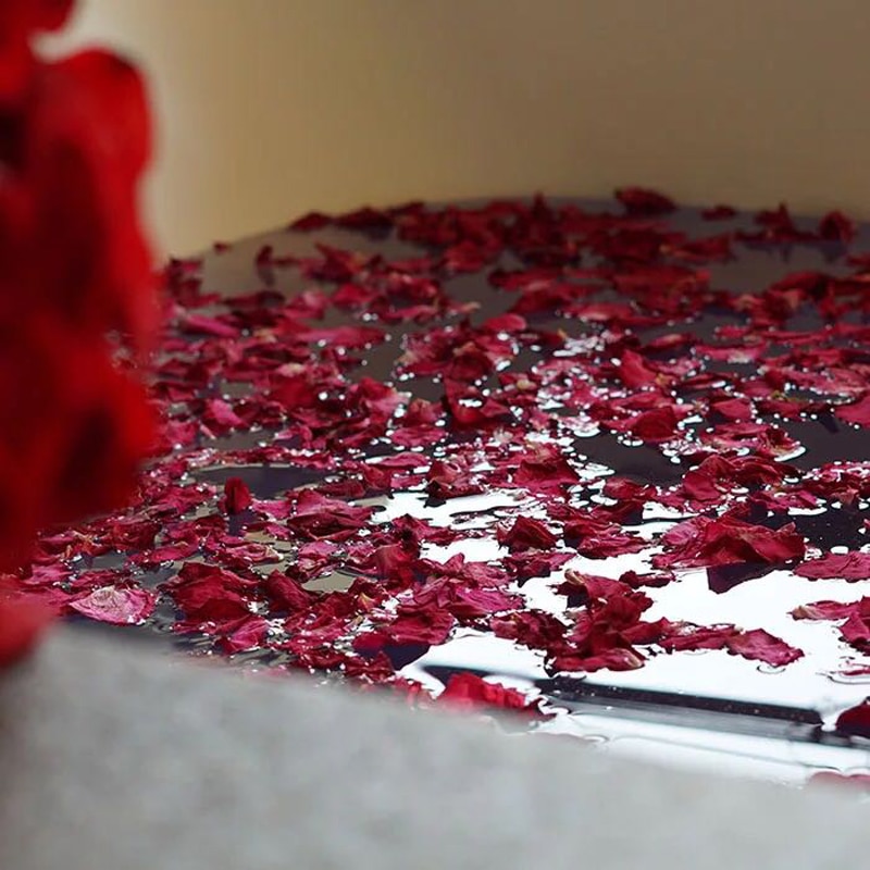 True Rose Dry Petals Bath Milk Bath Petals Bath Spa Foot Bath Products 250g Package Grandado