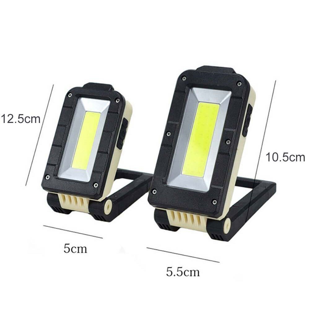Foldable Magnetic USB Rechargeable LED Work Light COB Inspection Lamp Torch