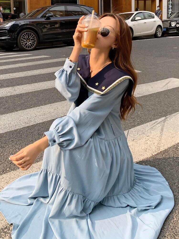 Style Korean-style Loose Pregnant Women Dress Pregnant Women Installed