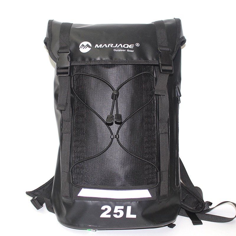 25L Waterproof Bag PVC Dry Sack Outdoor Camping Climbing Hiking Shoulder Bag Pack River Tracing Rafting Waterproof Backpack