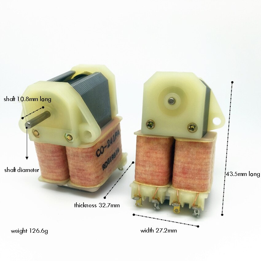 Miniature AC Synchronous Brushless Motor with Strong Magnetic Rotor, 220-230V,110-120V DIY Power Generation Experiment Motor