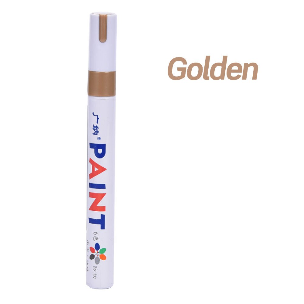Permanent Waterproof Glass Oil Art Marker Paint Pen: Gold 