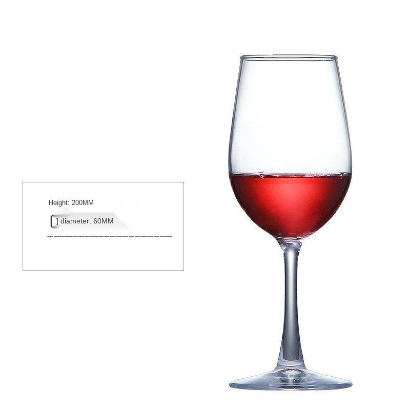 Verre à vin rouge avec pomme verte moderne, tasse en verre sans plomb, service à vin de Champagne: A