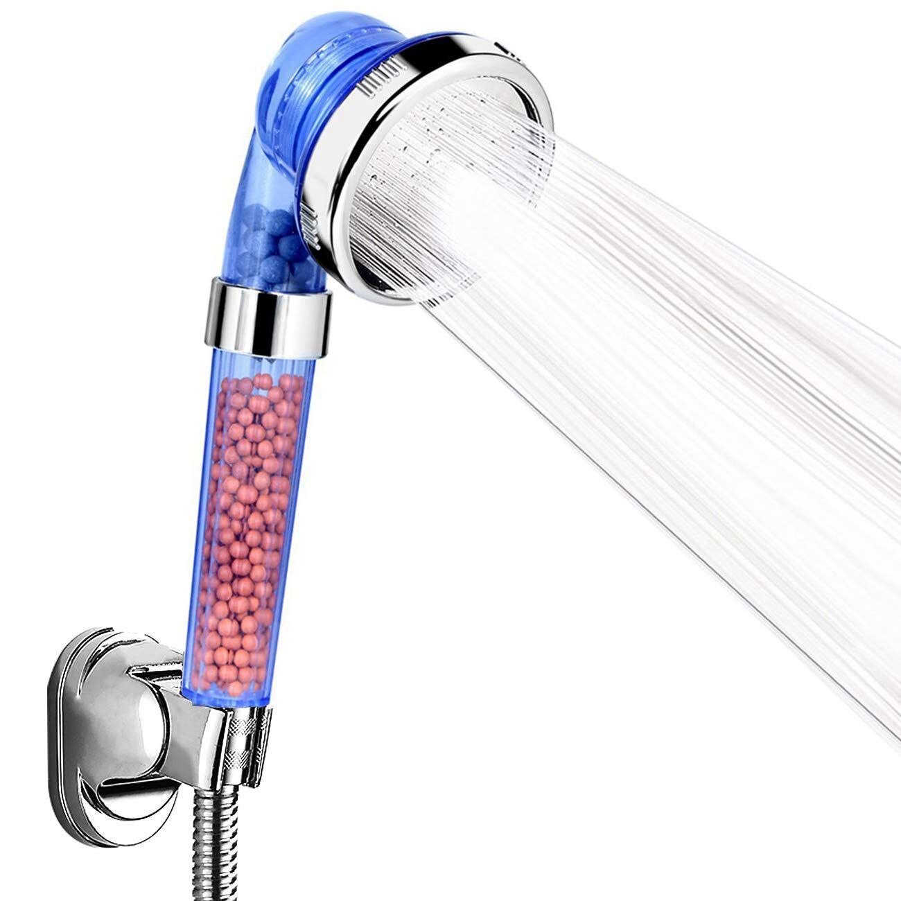 Håndbruser universelle brusehovedkomponenter 3- tilstand ionisk premium klorfilter håndbruser højtryks vandbesparende sprøjte: Default Title