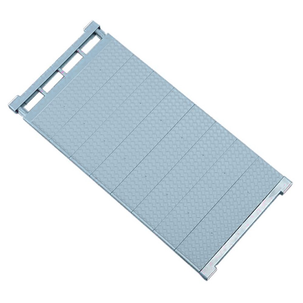 Adjustable Closet Organizer DIY Wardrobe Space-saving Rack Shoe Racks Wall Mounted Kitchen Storage Rack Bathroom Organizer Shelf: Blue