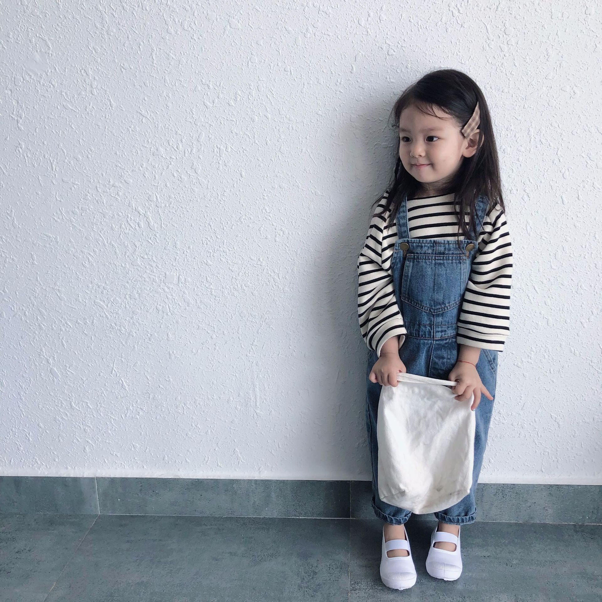 Di jeans per bambini Tute E Salopette 2020 primavera Nuovi bambino Ragazzi e Ragazze Della Bretella Dei jeans Capretti del cowboy Tute E Salopette Ragazze Cinghia Dei Pantaloni Dei jeans 2-7Y