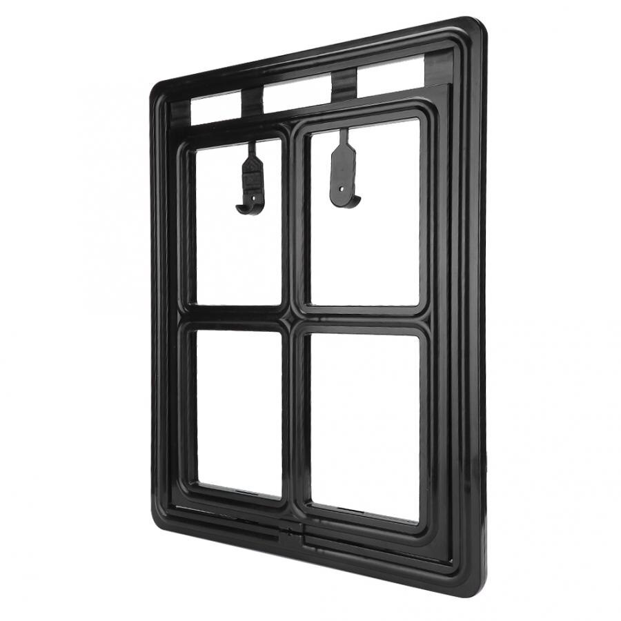 Dog/Cat Flap Door Plastic Magnetic Lock Pet Screen Door Dog Cat Safe Security Flap Door Gate for Pet Supplies Pet Gate Door Kits