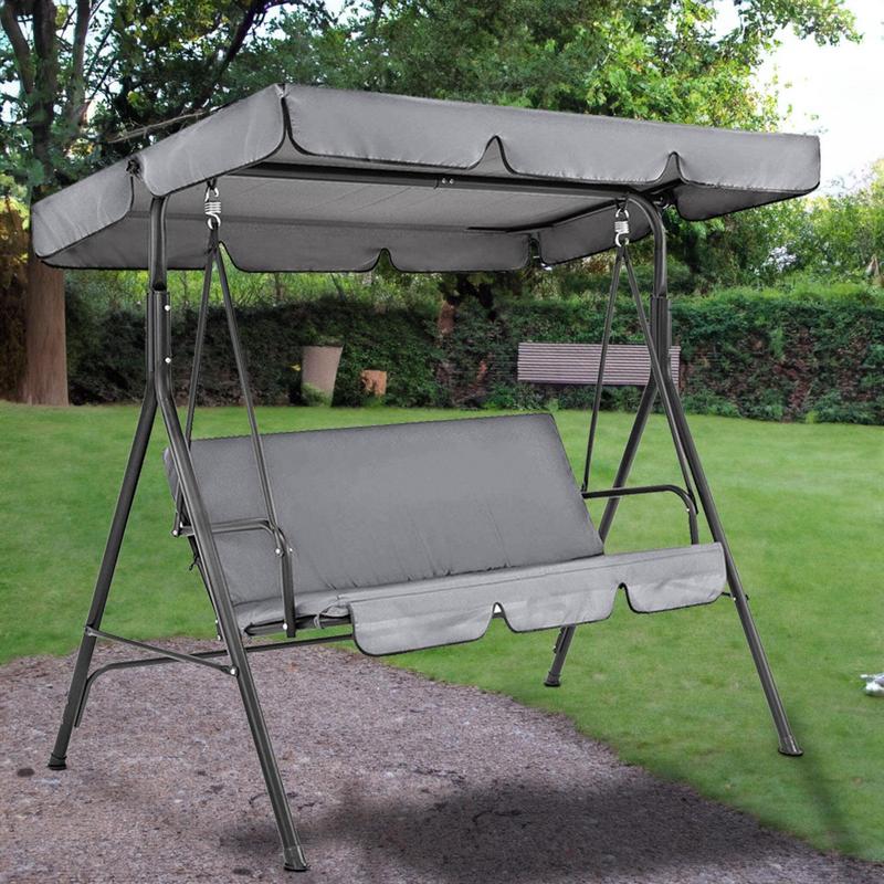 Outdoor Schommel Luifel Vervanging Stoel Luifel Zetel 210D Oxford Doek Winddicht Cover Schommel Luifel Voor Veranda Achtertuin Tuin