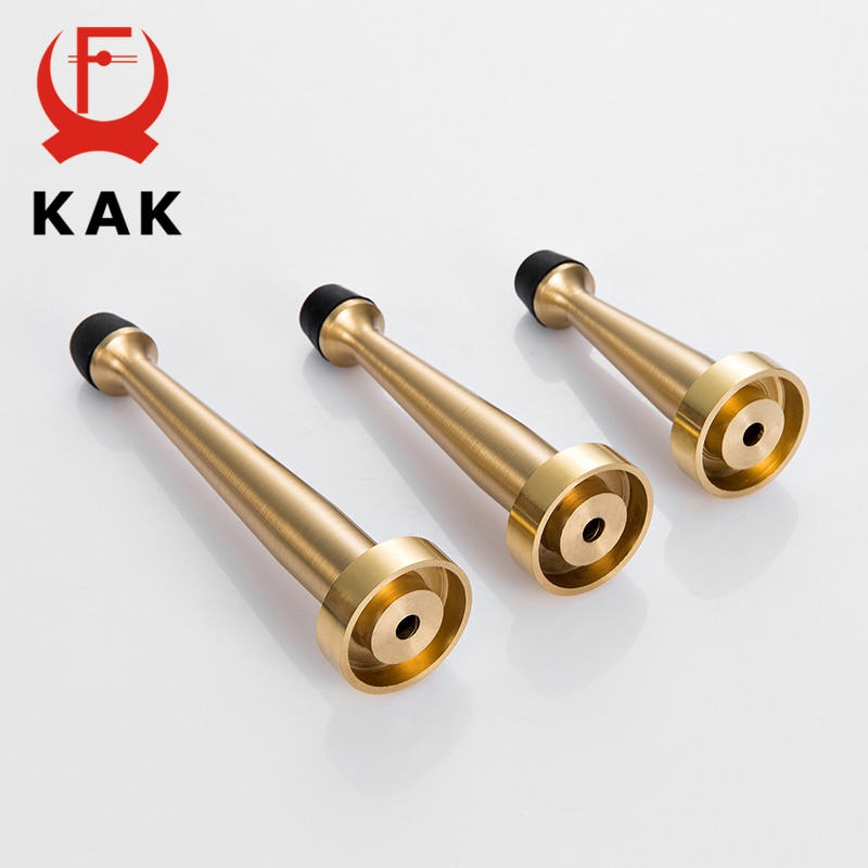 KAK Batente de Porta Batente Da Porta de Bronze Do Banheiro Piso Pesados Montagem Na Parede Pára-Choque Titular magnético Da Porta Porta Prendedor hardware