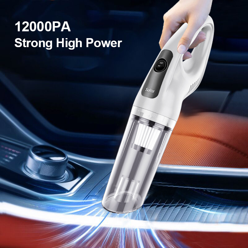 Handheld vacuum cleaner, household, wireless vacuum cleaner, rechargeable high power, dry/wet button vacuum cleaner for car and home