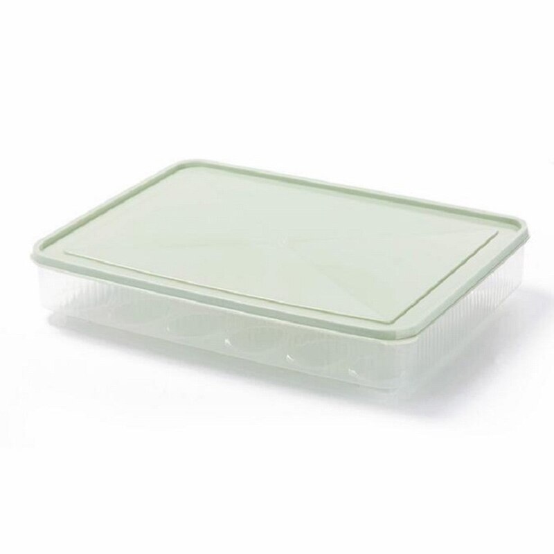 Schärfer Kunststoff Ei Container fallen Kühlschrank Frische Lagerung Boxs Küche Werkzeuge Tragbaren Wilden Picknick Ei Organizer: 24Gitter Grün