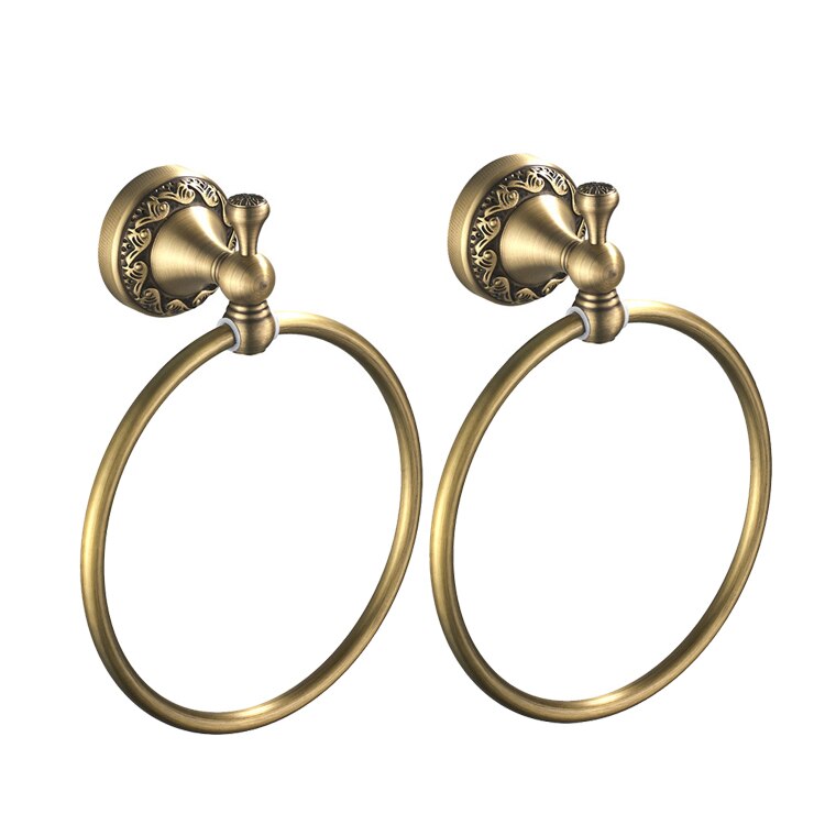2 Pack Handdoek Houder Ring Ronde Wandmontage Baden Handdoekenrek Keuken Badkamer Accessoires