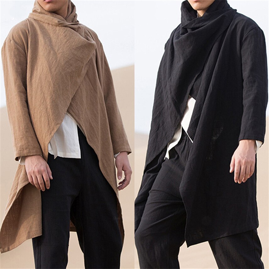 Arabie saoudite dubaï musulmane pour hommes Trench cape Cardigan désert moyen-orient Karftan vêtements islamiques Jubba Thobe