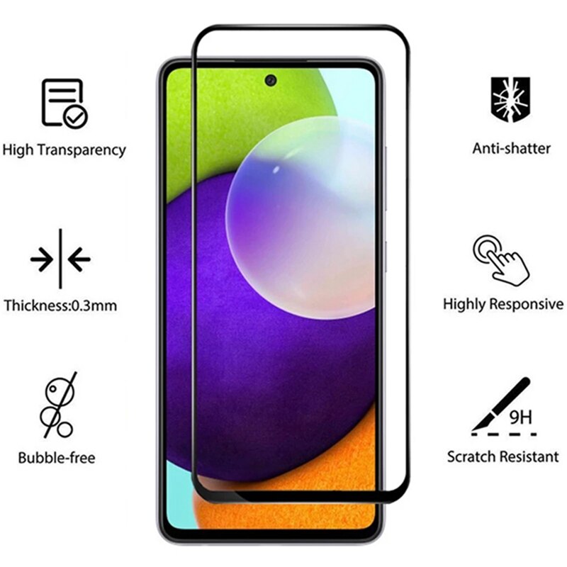 2in1 Screen Protector Für Samsung Galaxy A52 5G Kamera Objektiv Gehärtetem Glas für samsung a52 5G EINE 52 a72 5g EINE 72 Schutz Glas