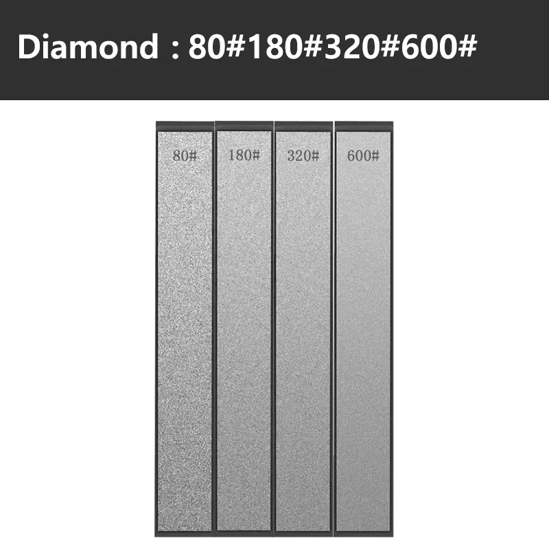 Diamant Slijpsteen voor Messenslijper Vaste Hoek Messenslijper Slijpsteen Diamant Slijpsteen Honing Stenen Olie Steen SET: Clear