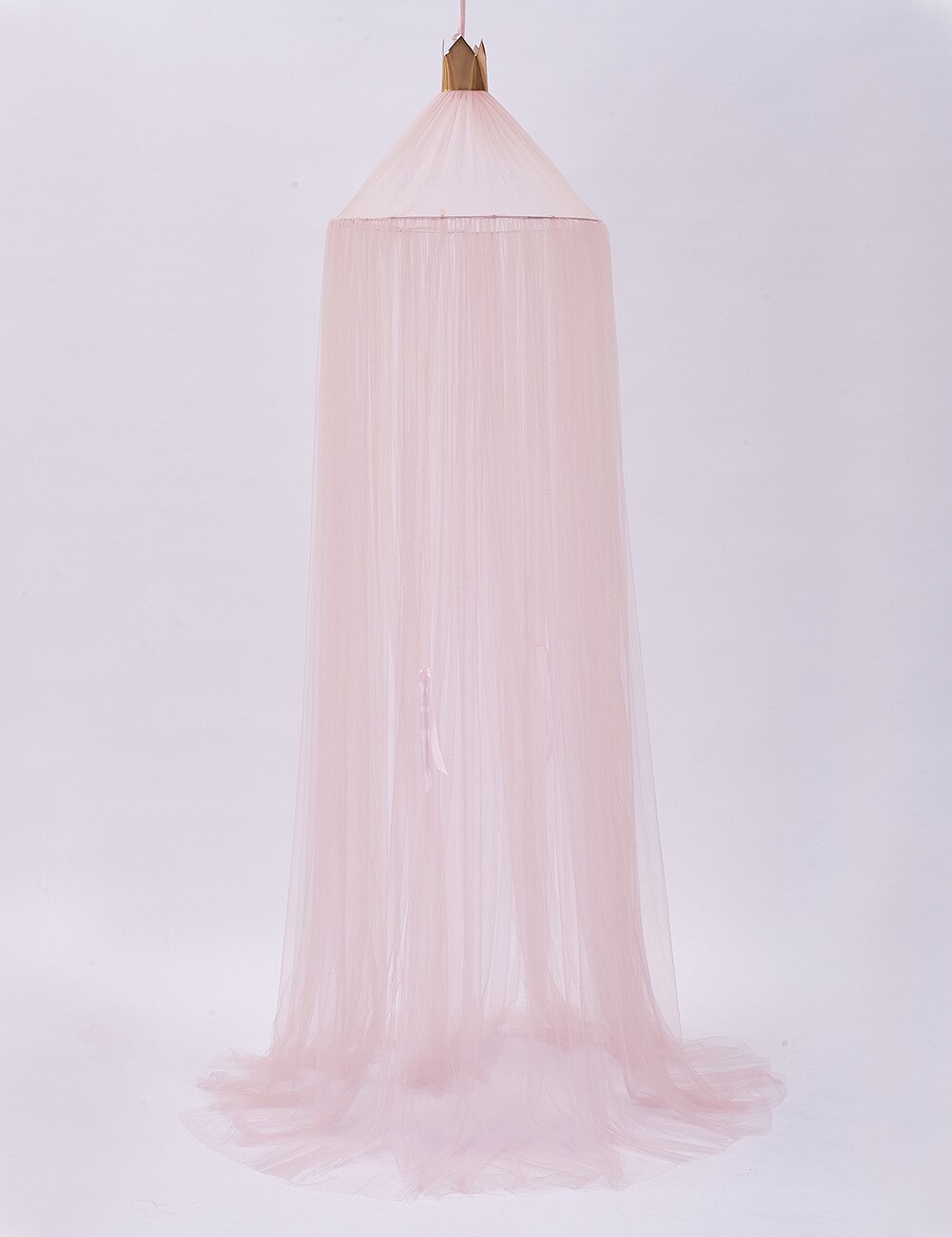 Cache-sommier en coton 7 couleurs | , couvre-lit en forme de dôme, baldaquin en coton, couvre-lit rideau pour bébés enfants, décoration de jeu à domicile: pink