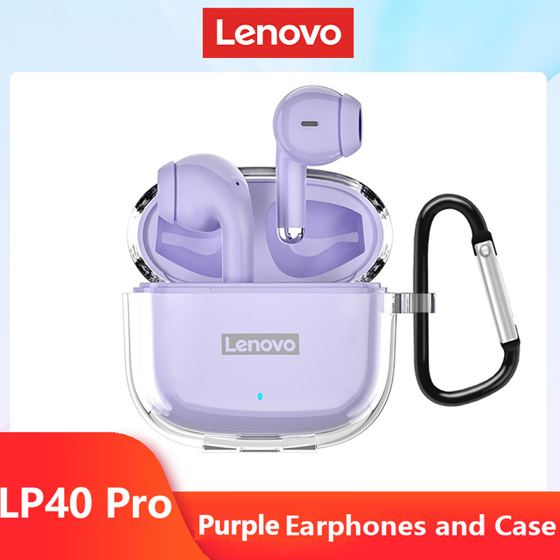 Oryginalne słuchawki Lenovo LP40 Pro TWS bezprzewodowe słuchawki Bluetooth 5.1 Sport redukcja szumów sterowanie dotykowe 250mAH 2022 nowość: White Green