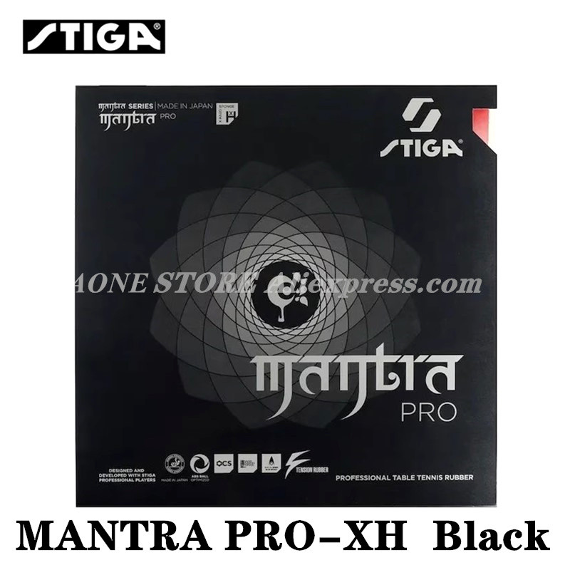 STIGA MANTRA PRO M / H XH Tafeltennisrubber Pips-In Offensief Gemaakt in Japan Originele STIGA Pingpongspons: YELLOW