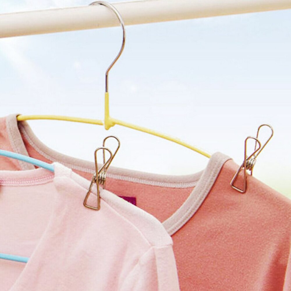 20 sztuk ze stali nierdzewnej klamerki robić domu klipy robić zawieszenia szpilki robić prania wiatroszczelne zaciski 3