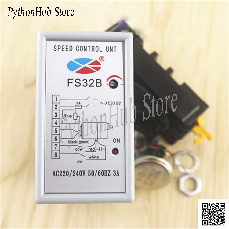 Motor Governor 220V AC SS-32 FS32B Single-phase Motor Controller Separate Switch Speed Regulation