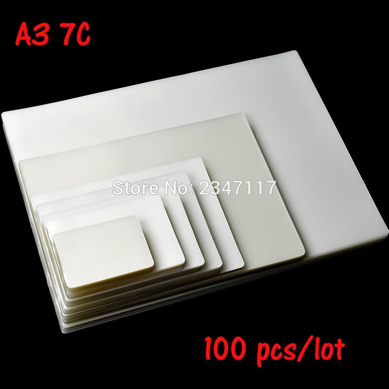 Price and A3/430x305mm Laminating Film Photo Paper 7c Thickness (100 sheets/bag)