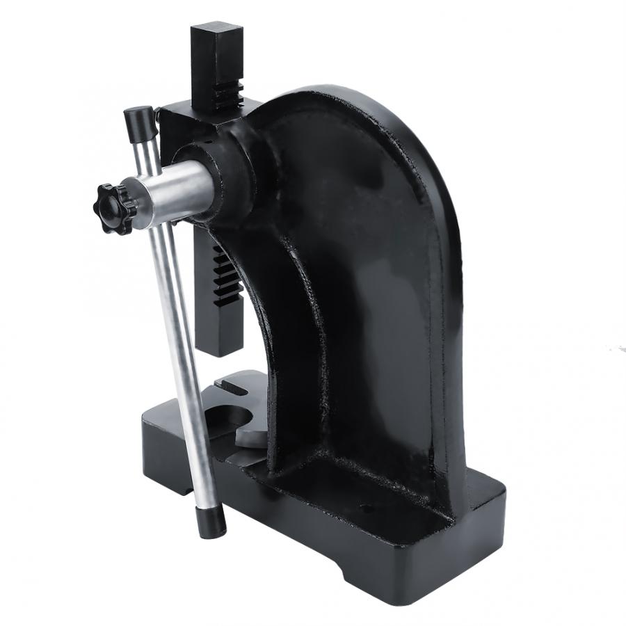 1T Manual Desktop Hand Punch Press Machine Metal Arbor Press Tools
