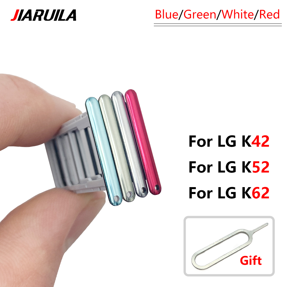 Nuovo originale per LG K22 K42 K52 K62 K41S K51 K61 SIM Card chip slot cassetto SD Card Tray Holder Adapter parti di ricambio + Pin