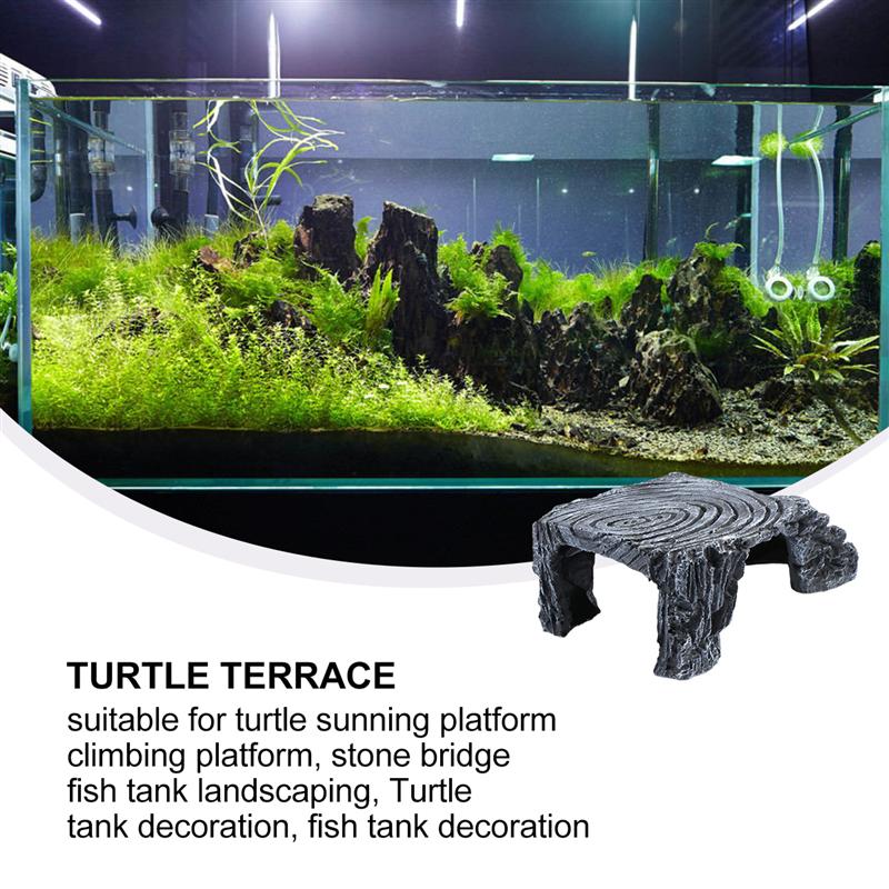 Reptiles Climbing Platform Decoration Aquarium Fish Tank Landscape Ornament