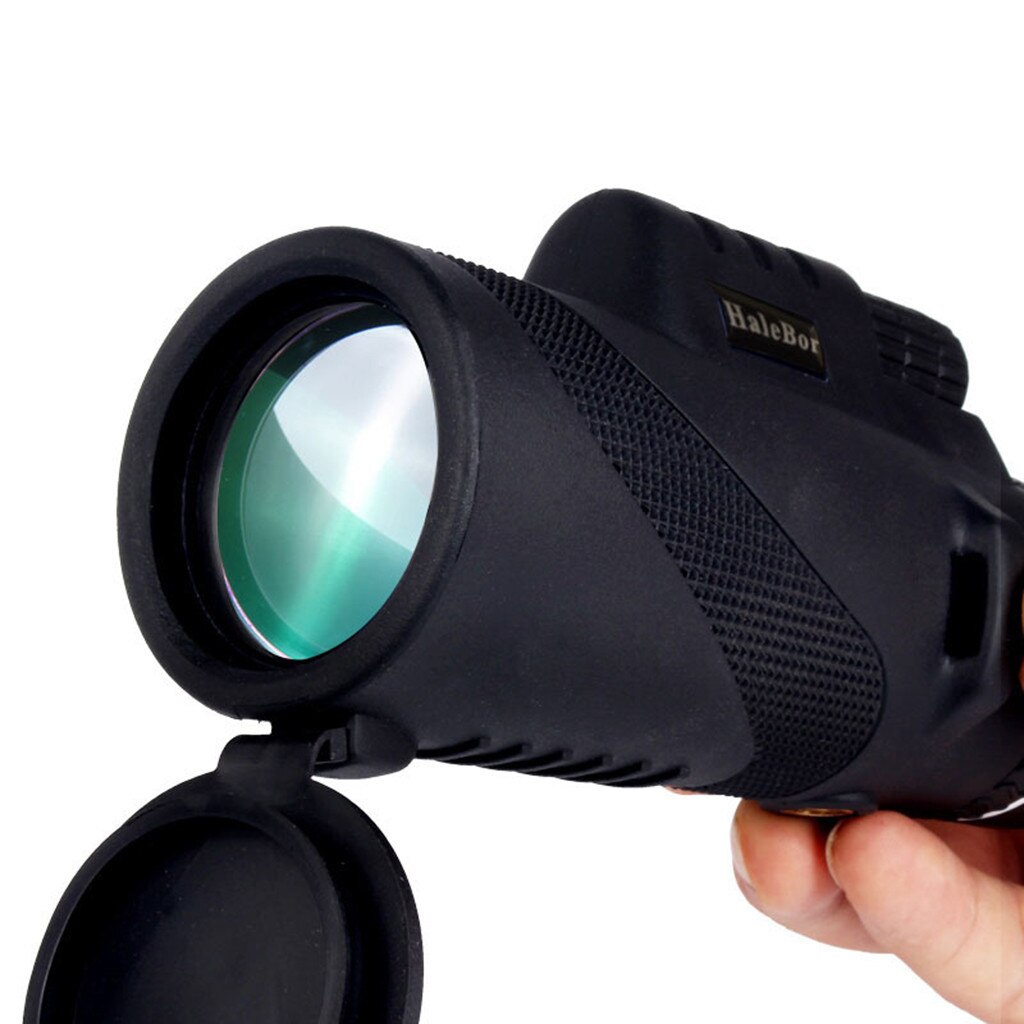 HaleBor High Power 50X60 HD Monocular Telescope Shimmer Night Vision Outdoor Hiking Anti-slip биноколь военный Q1