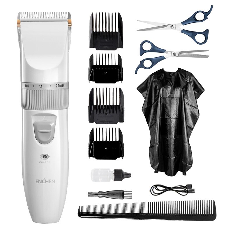 ENCHEN Men's Electric Hair Trimmer Kit Cordless Hair Cutter Machine USB Rechargeable Clipper Barber Haircut Machine