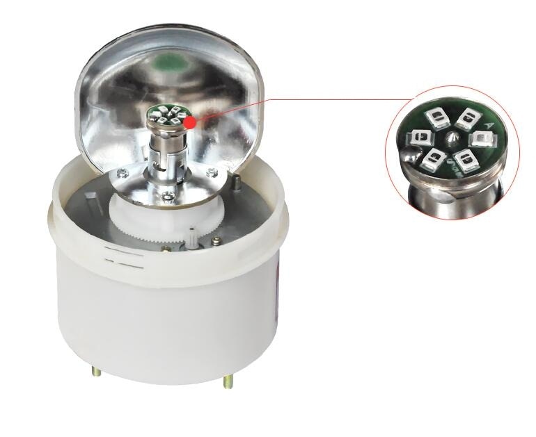 Lpsecurity  ip44 vandtæt udendørs roterende led blinkende lampe lys til portåbner motor barriereport (ingen lyd, beslag valgfri)