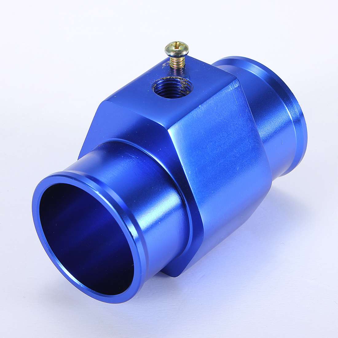 Blue Alloy Car Water Temp Temperature Sensor Gauge Joint Pipe Radiator Hose Sensor Adaptor Cans 32mm/34mm/38mm