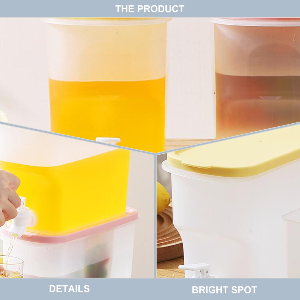 1Pc Praktische Water Doos Citroen Water Opslag Fles Home Water Doos Met