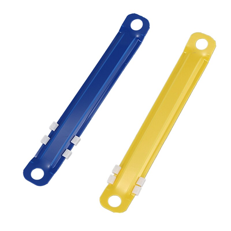 50 Pcs Office School Colorful Plastic Binding Two-Piece Document Paper Fasteners