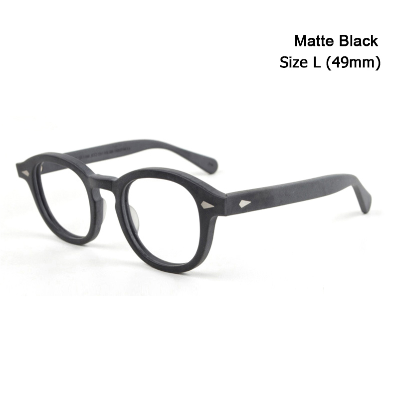 Johnny Depp Lemtosh Brillengestell Herren Damen Luxusmarke Jahrgang Computerbrille Acetat Brillengestell Transparente Linsenbox