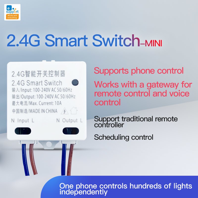 BASIC-2.4G Diy Smart Switch Smart Home Automation Module Via Ewelink App/Wechat Applet Afstandsbediening Werk Met Alexa Googlehome