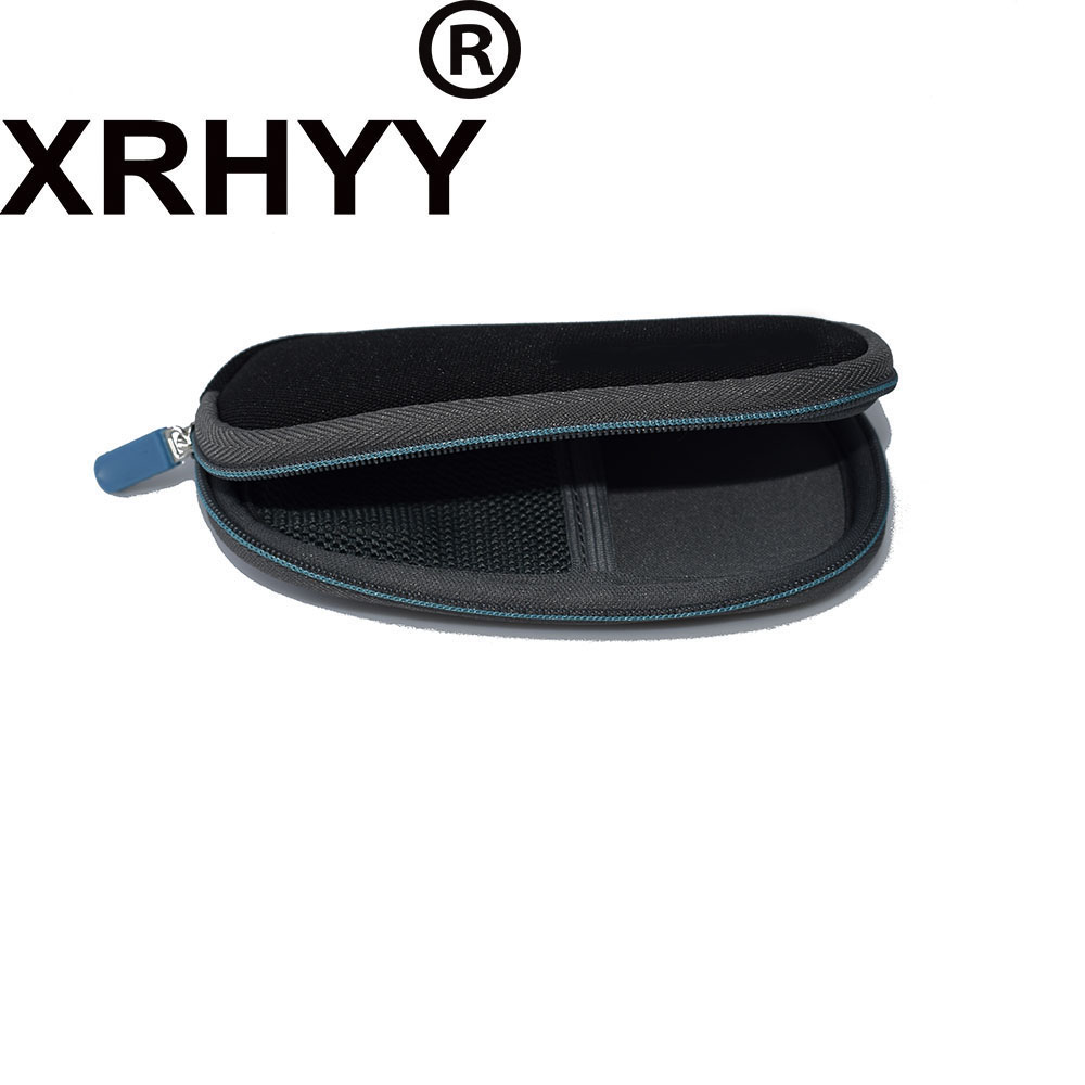 XRHYY Zipper Carry Case Storage Cover Bag Pouch For Bose QC20 QC 20 QC20i QC 20i QuietComfort 20 Headphones -Black