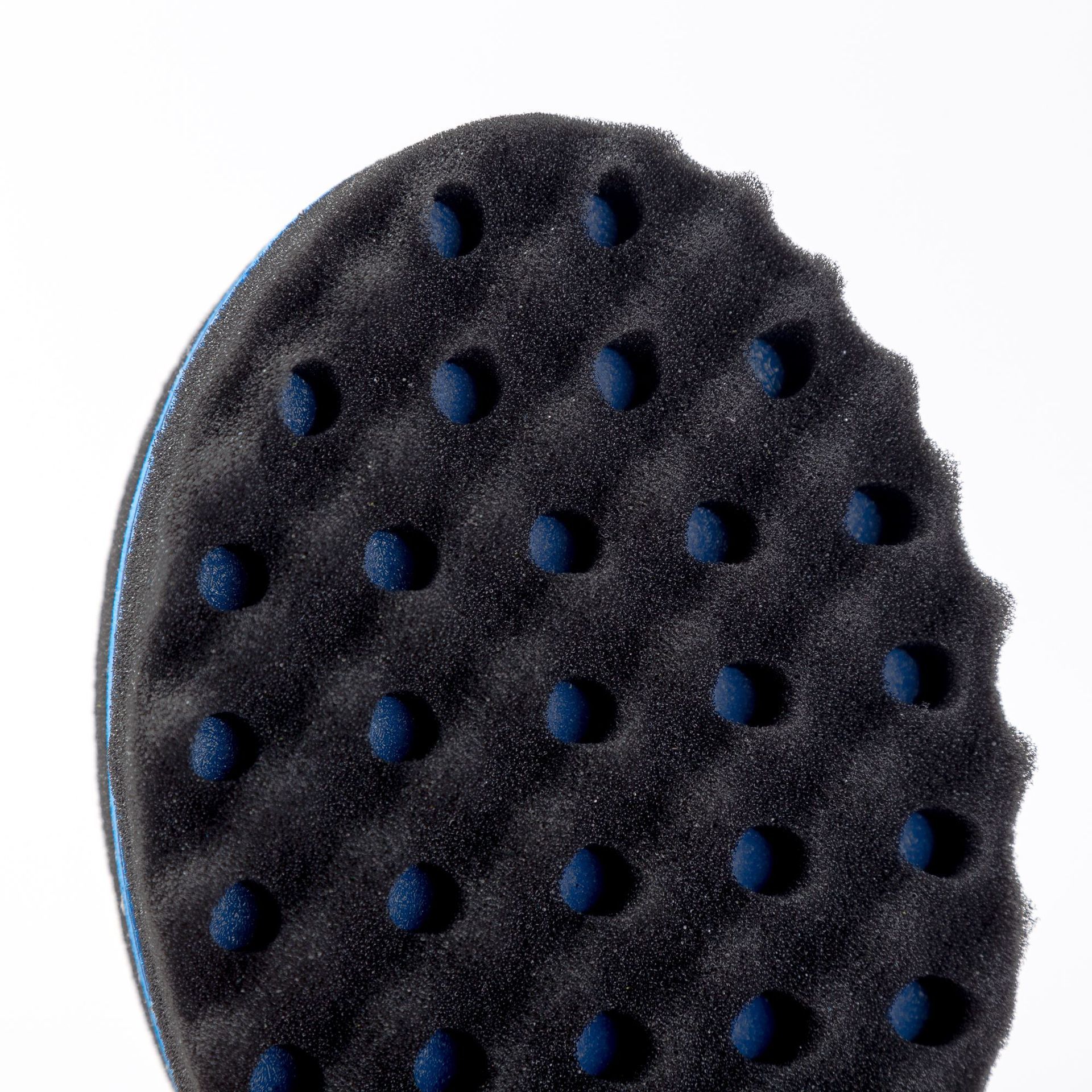 Ellipse Double face en forme de vague éponge brosses magique éponge cheveux bigoudi cheveux Curl vague cheveux éponge brosse cheveux outils de coiffure