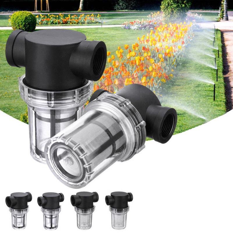 Garden Pond Inline Mesh Strainer Water Pump Filter Irrigation High Flow Pipeline Filter