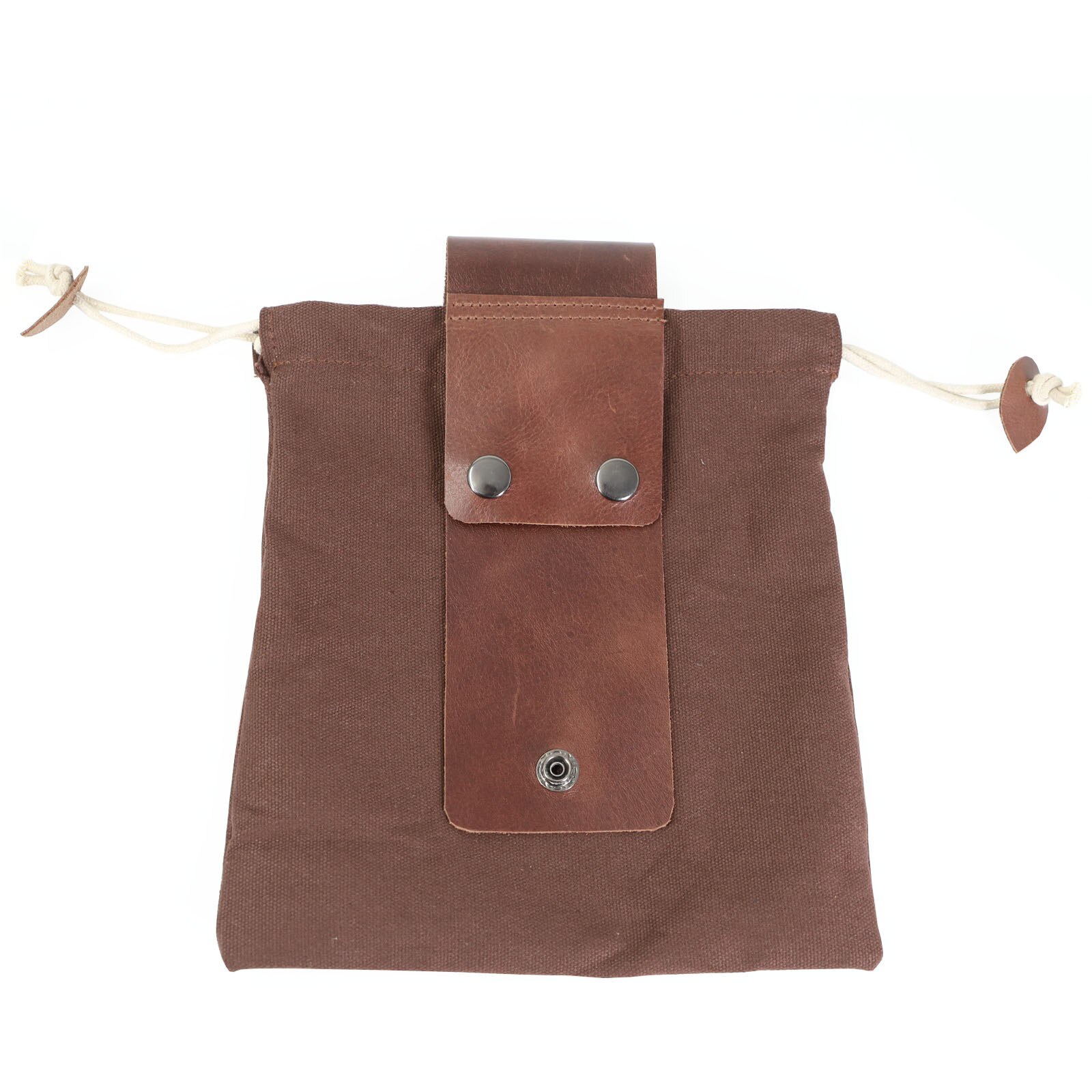 4 # Lederen Canvas Camping Outdoor Tas Canvas Foerageren Pouch Voor Wandelen, gesp Duty Tool Zakje Met Koord Voor Buitenshuis: C