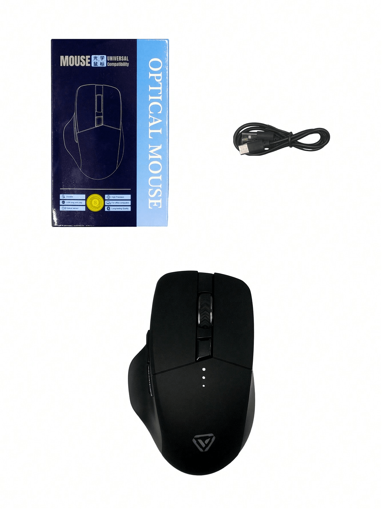 Dazzling wireless mouse, long battery life, high appearance level office games universal rechargeable mouse
