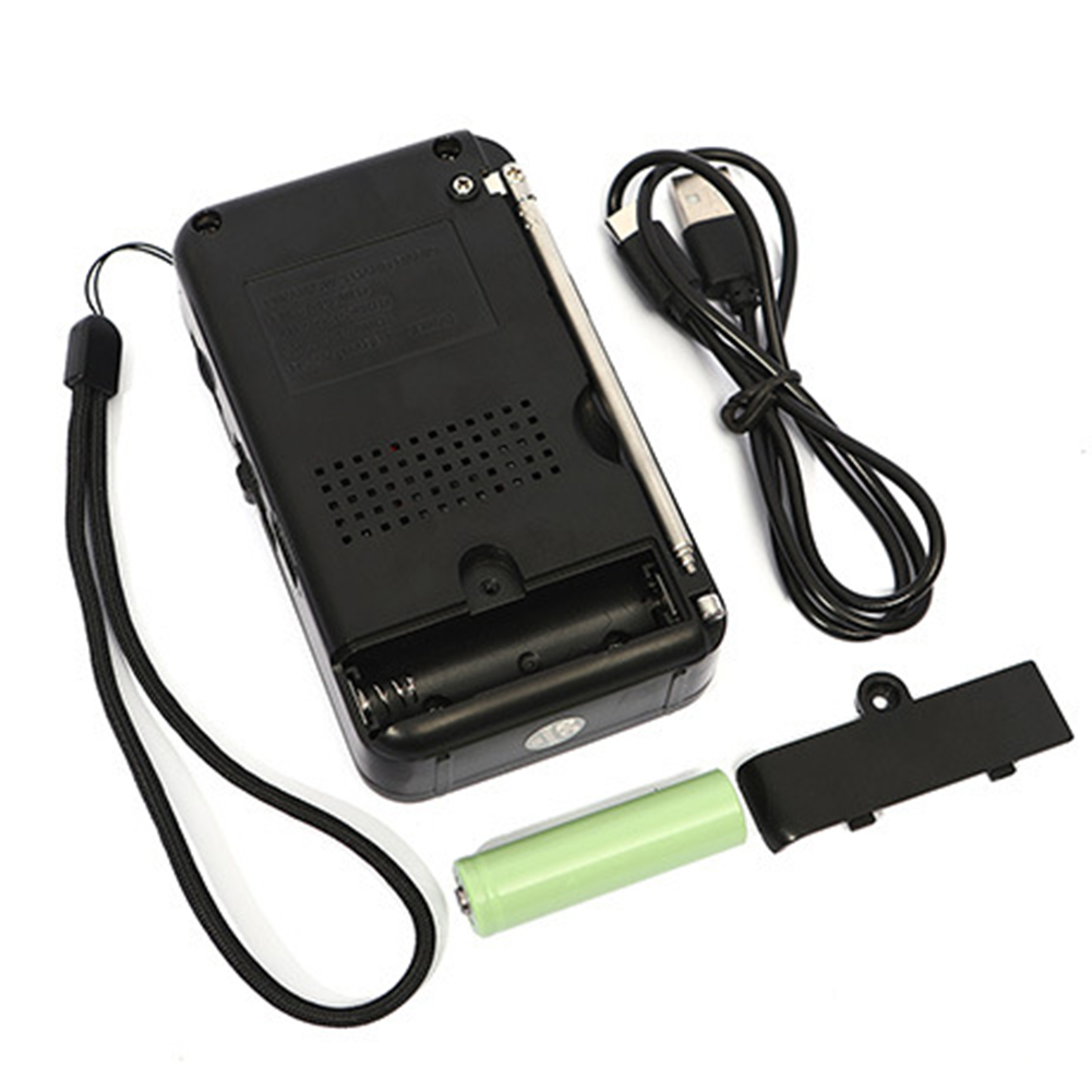 Radio retrò portatile ricevitore FM/AM/SW altoparlante integrato Display LCD Antenna telescopica Radio meteo di emergenza alimentata a batteria