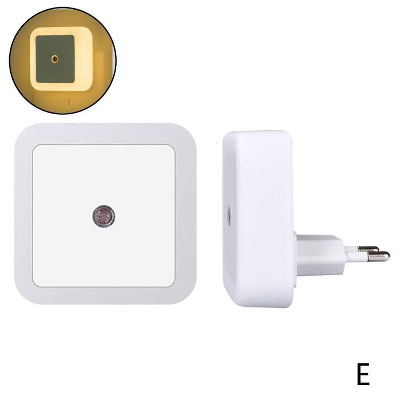 Led Nachtlampje Sensor Verlichting Mini Eu Us Plug In Lamp Saving Kids Verlichting Energie Slaapkamer Lage Verlichting Kamer Voor kinderen Li B3E0: warm EU
