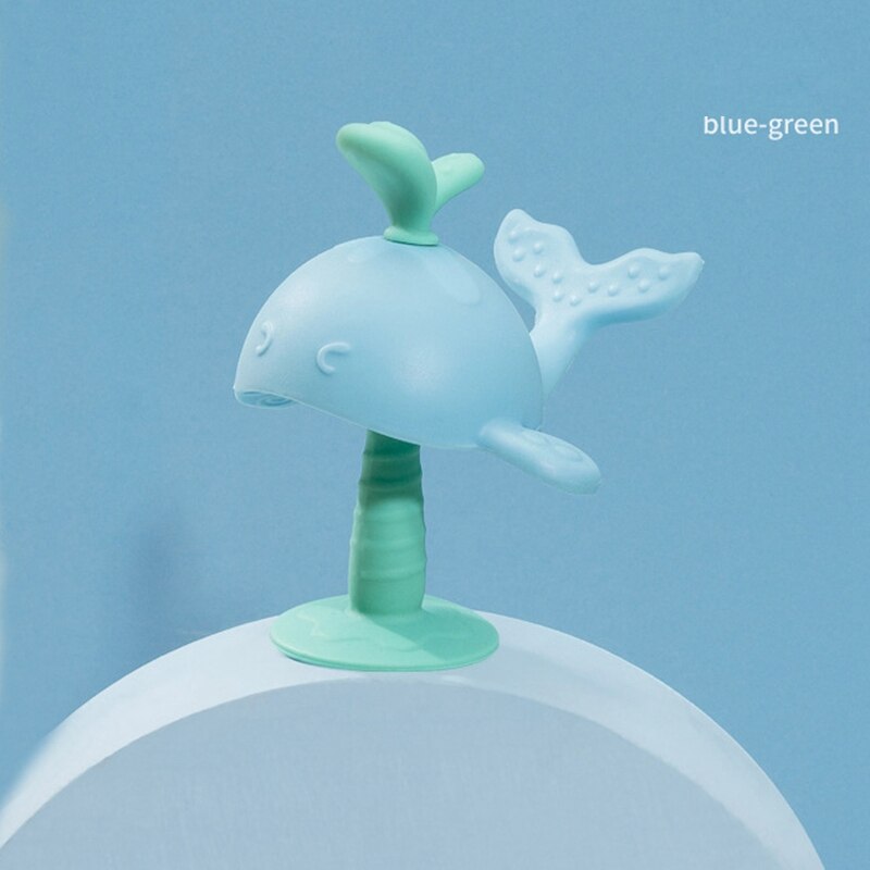 Baby Siliconen Bijtring Knaagdieren Met Sucker Zachte Training Chew Molaire Staaf