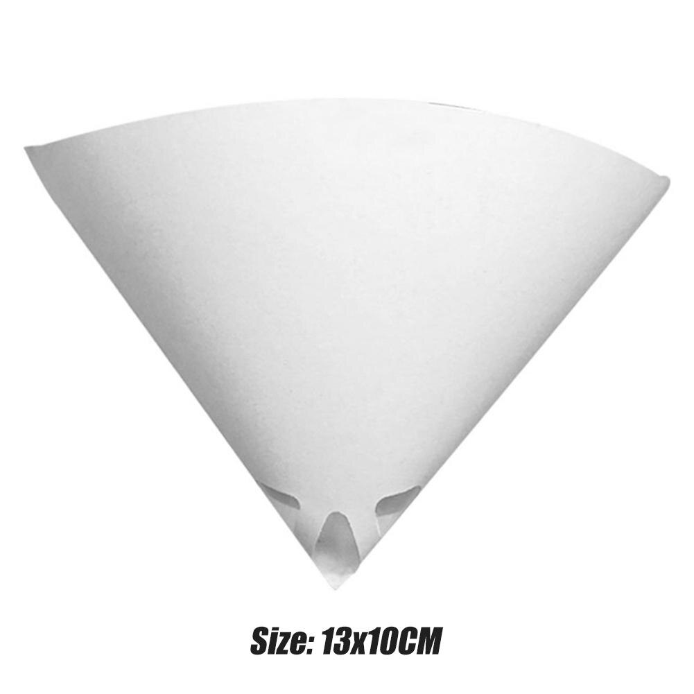 100 Mesh Paper Verfzeefjes Mesh Filter Kegel Papieren Inheemse Houtpulp Milieubescherming Verf Conische Theepot