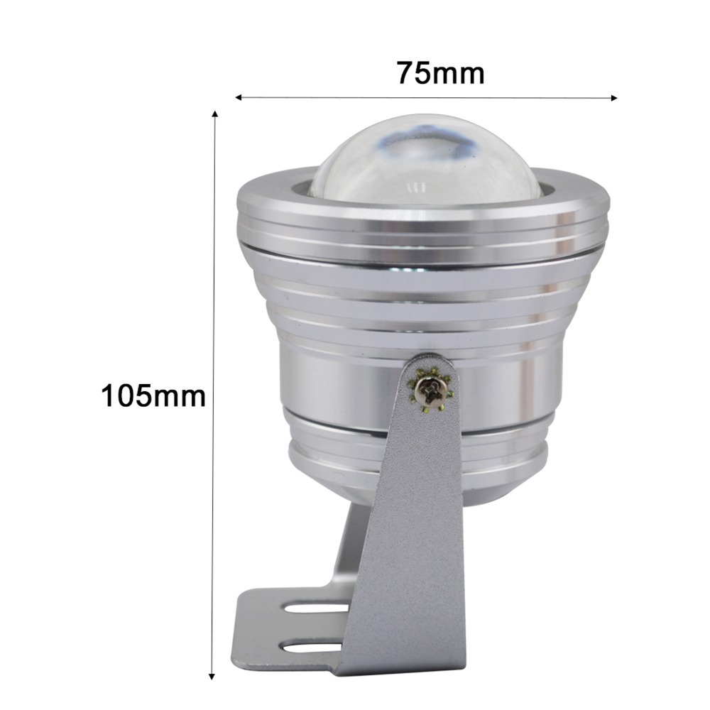 10W DC 12V RGB LED Unterwasser Lampe IP68 Wasserdicht Brunnen Pool Teich Aquarium Aquarium LED Licht Lampe mit Fernbedienung