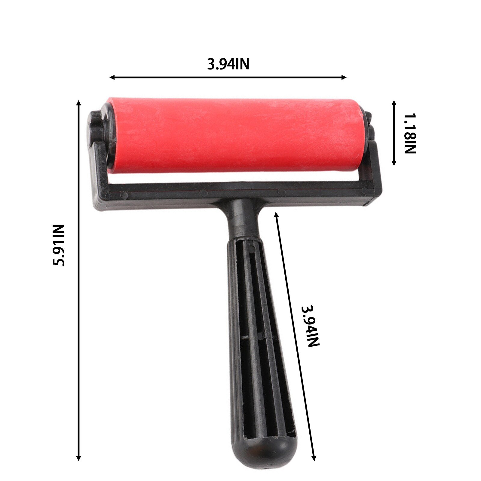 10cm Printmaking Rubber Roller Soft Brayer Craft Projects Ink And Stamping Tools Engraving Roller Art Tool Paint Rollers