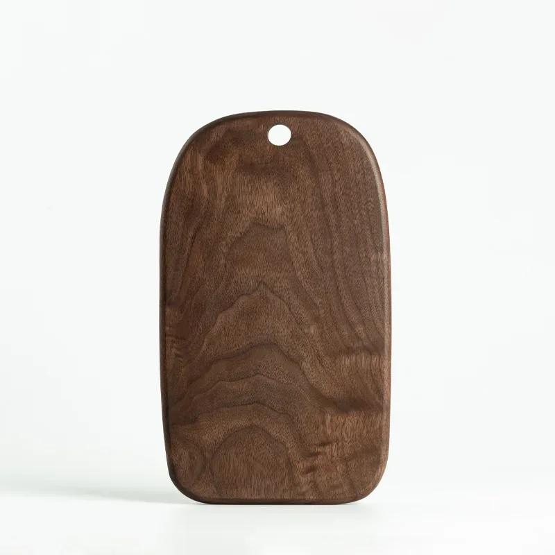 Tablas de cortar de nogal negro, tabla de cortar de madera maciza para el hogar, tabla de cortar de madera entera, tabla de cortar de fruta, cocina